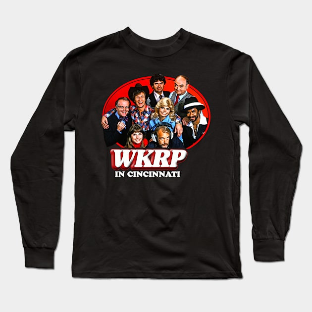 WKRP in Cincinnati // Vintage TV shows Long Sleeve T-Shirt by Niko Neon